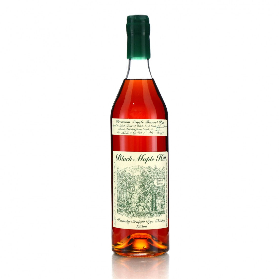 Black Maple Hill 18 Year Old Premium Single Barrel Straight Rye Whiskey 750ml