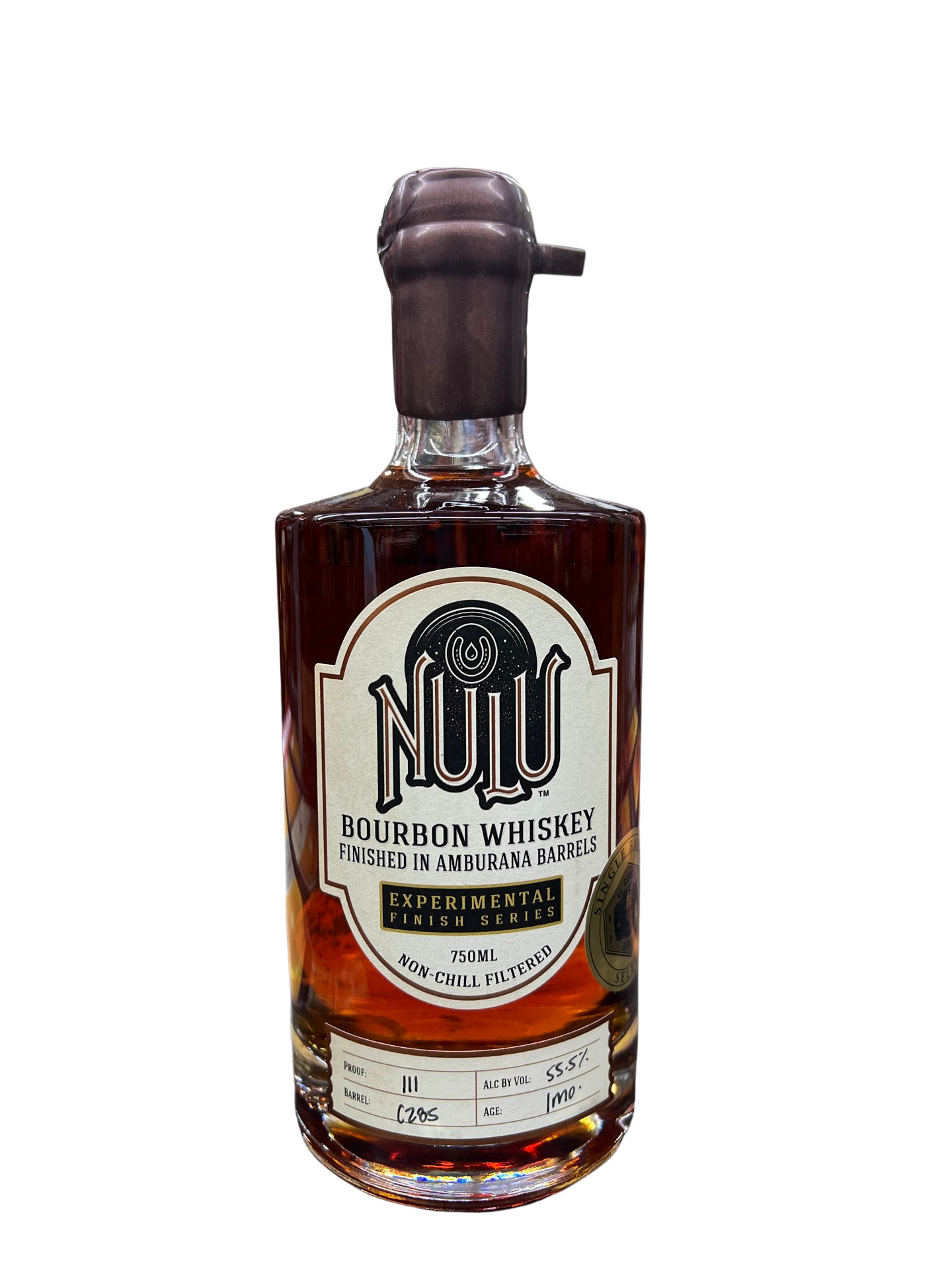 Nulu Experimental Series Amburana Finish El Cerrito Liquor Store Pick Bourbon Whiskey 750ml