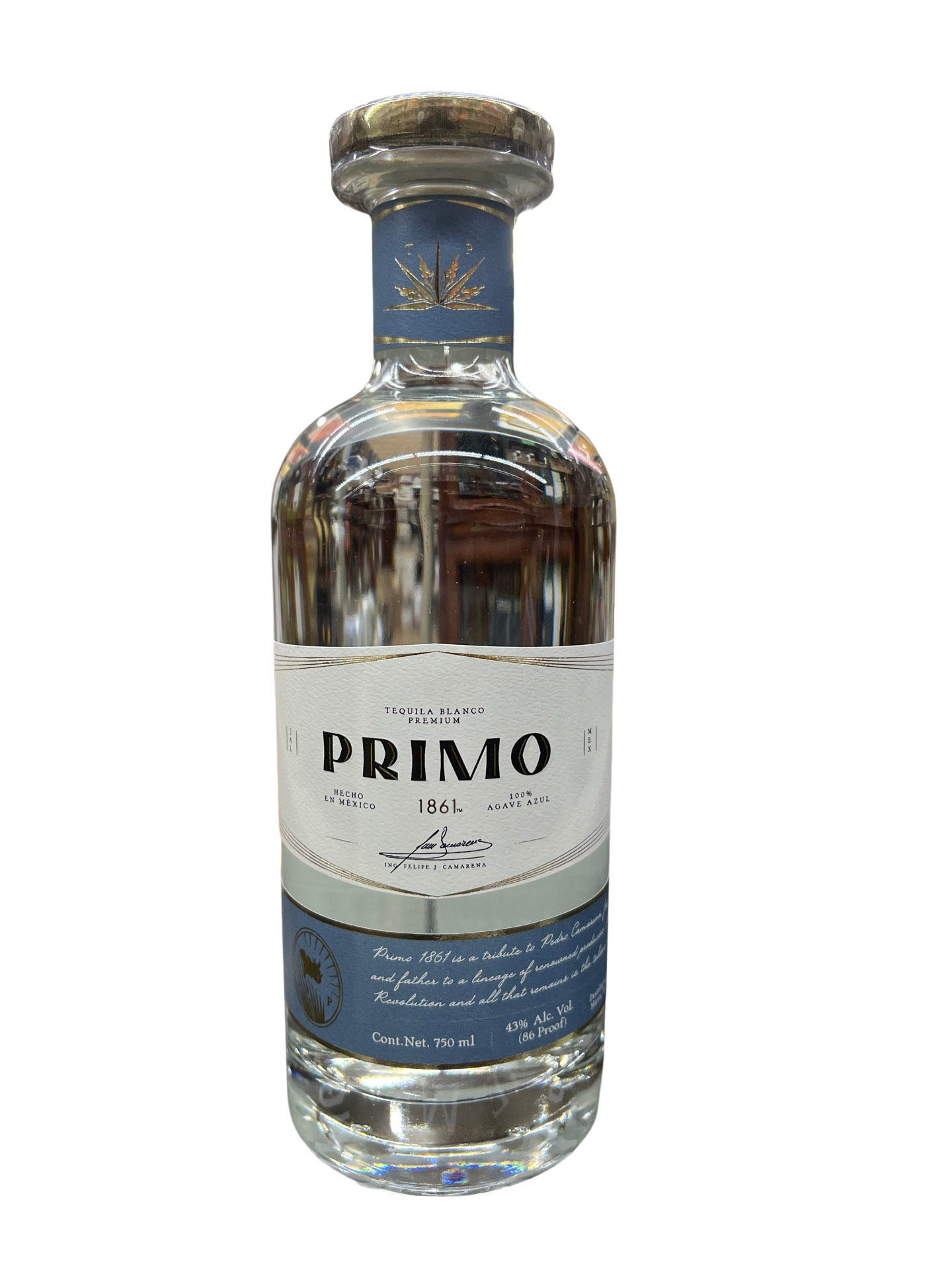 Primo 1861 Blanco Tequila 750ml