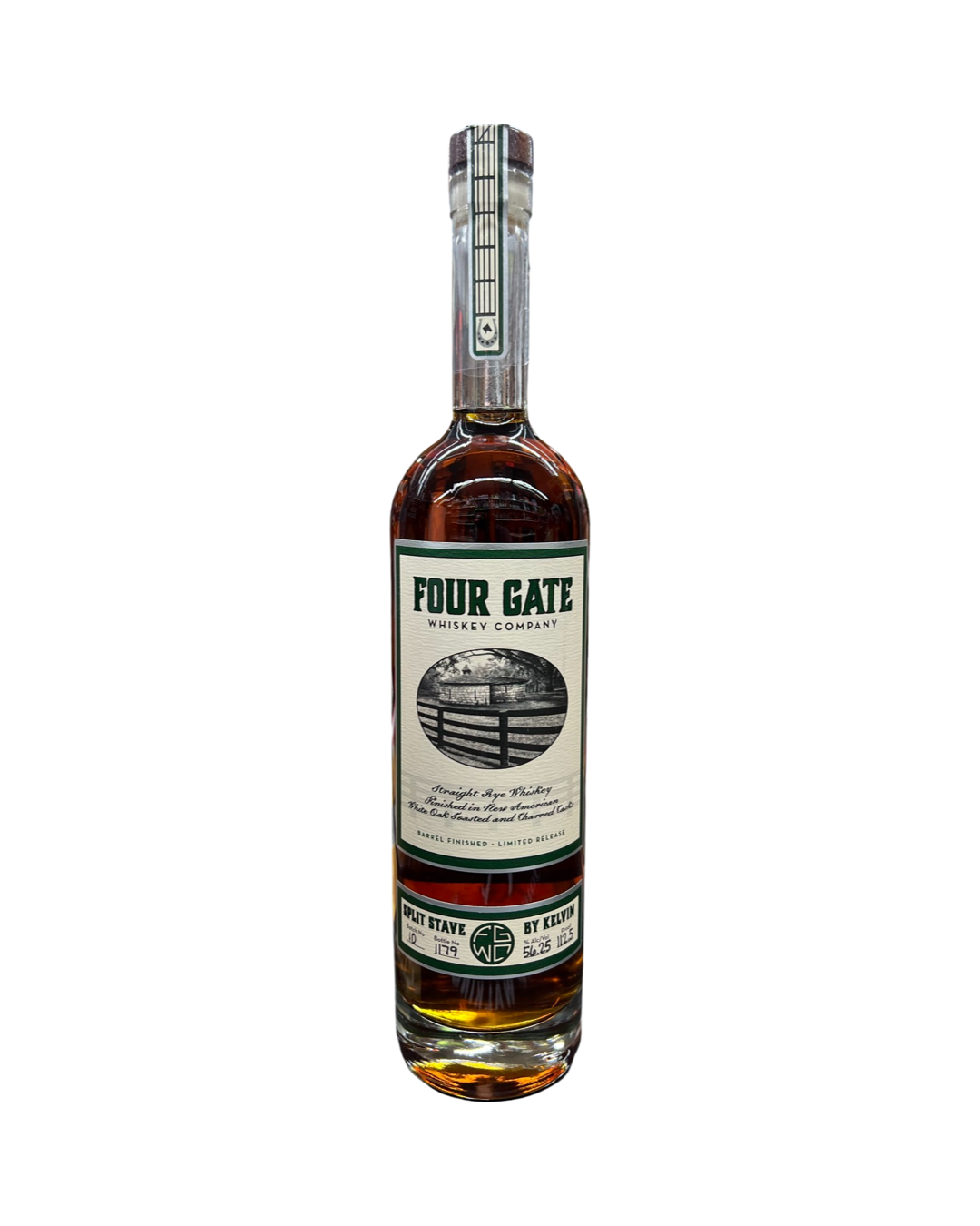Four Gate Split Stave by Kelvin Kentucky Straight Rye Whiskey 750ml