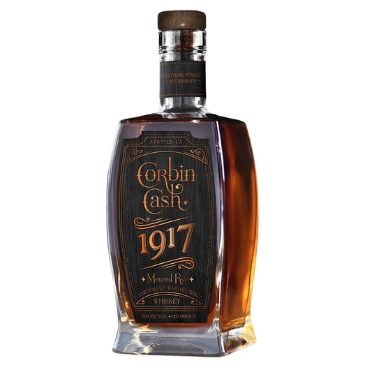1917 Corbin Cash Merced Rye Whiskey 750ml