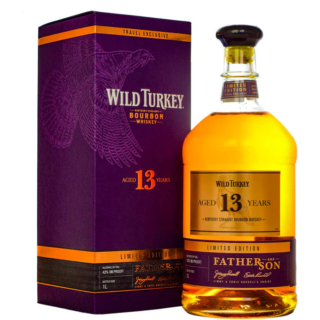 Wild Turkey Father & Son 13 Year Old Kentucky Straight Bourbon Whiskey 1Lt.