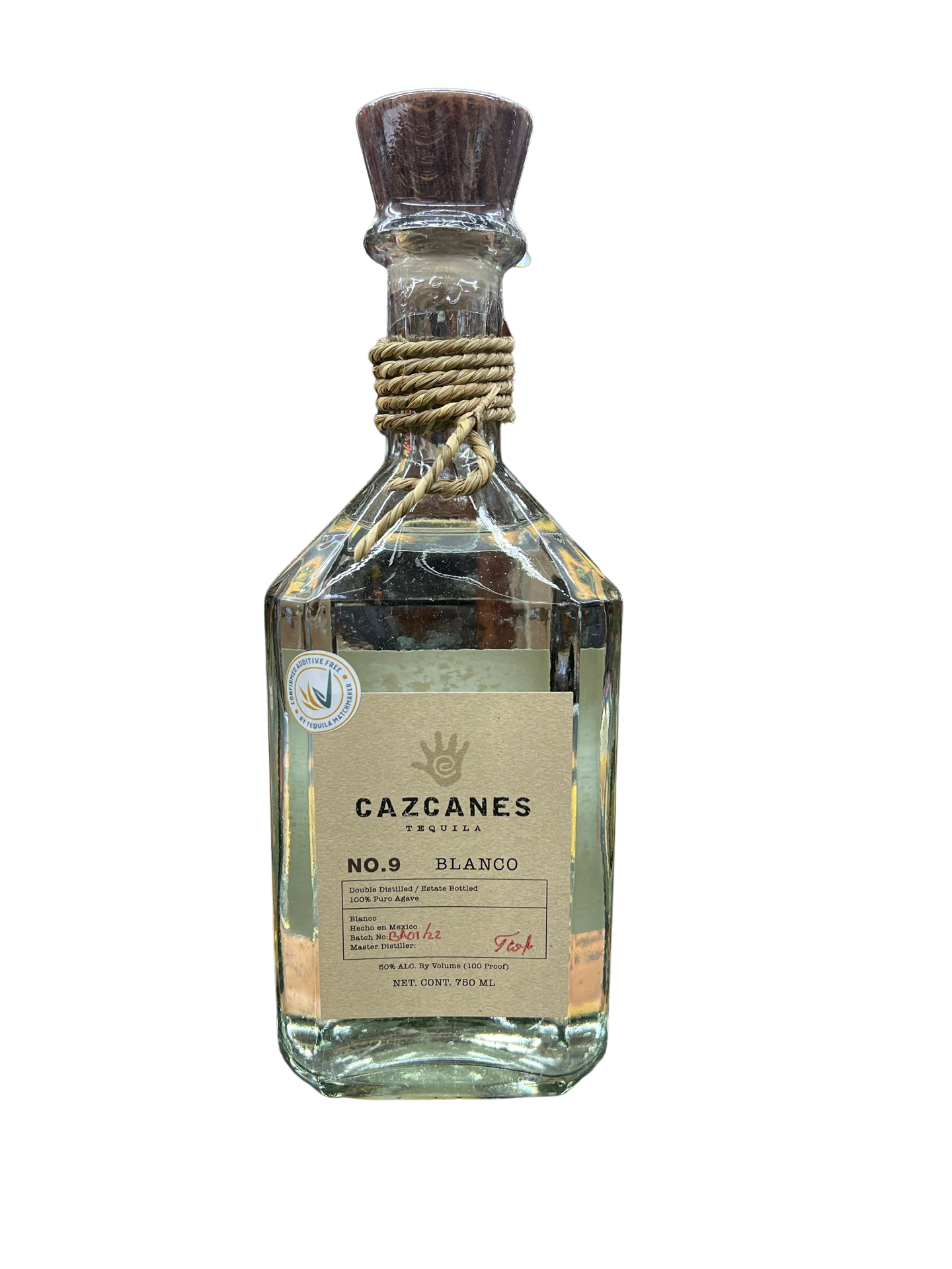 Cazcanes No.9  Blanco Tequila 750ml