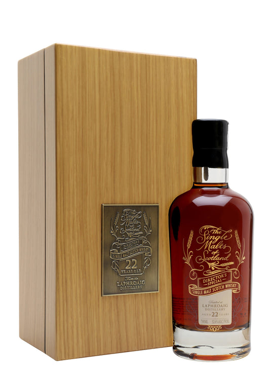 The Single Malts of Scotland Laphroaig 22 Year Old Director's Special Single Malt Scotch Whisky 700ml
