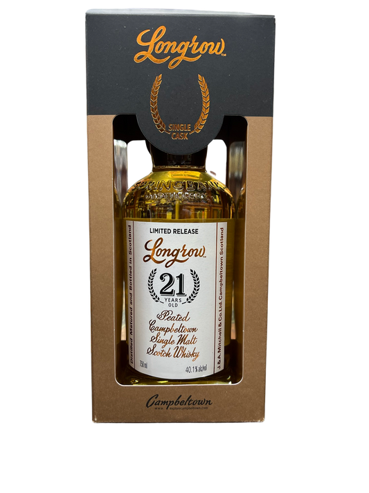 2022 Longrow 21 Year Old Limited Release Single Cask Rum Cask Scotch Whiskey 750ml