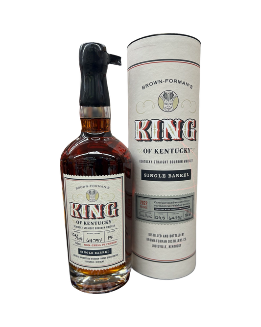 2022 Brown Forman's King of Kentucky Single Barrel 15 Year Old Kentucky Straight Bourbon Whiskey 750ml