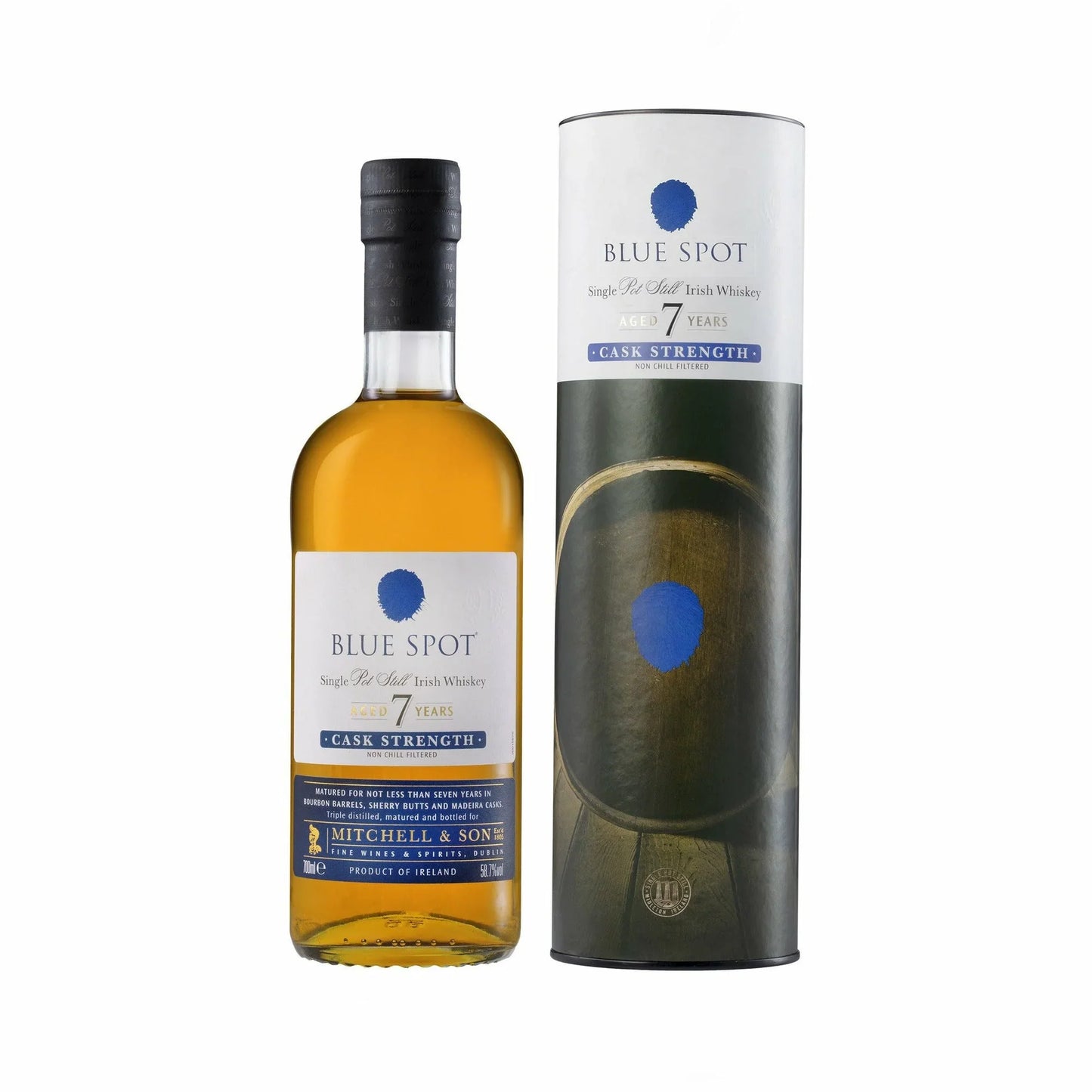 Mitchell & Son Blue Spot 7 Year Old Single Pot Still Irish Whiskey 750ml