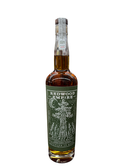 Redwood Empire Rocket Top Straight Rye Whiskey