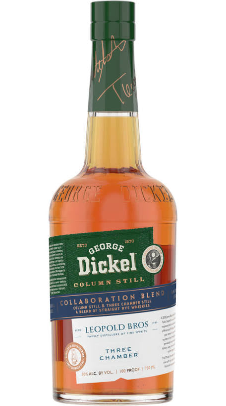 George Dickel & Leopold Bros Collaboration Blend Rye Whiskey 750ml