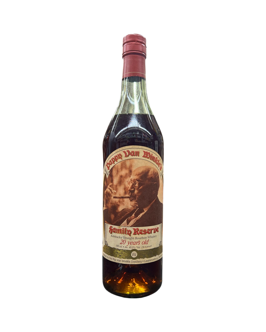 1990 Old Rip Van Winkle Pappy Van Winkle's 20 Year Old  Family Reserve Lawrenceburg Kentucky Straight Bourbon Whiskey 750ml