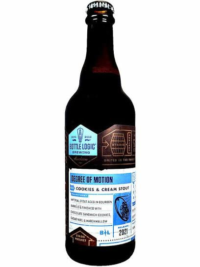 Bottle Logic Brewing Degree of Motion Cookies & Cream Stout Beer 500ml