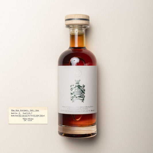 Wolves & Willett Family Estate The Rye Project Batch No. 2 Straight Rye Whiskey 750ml