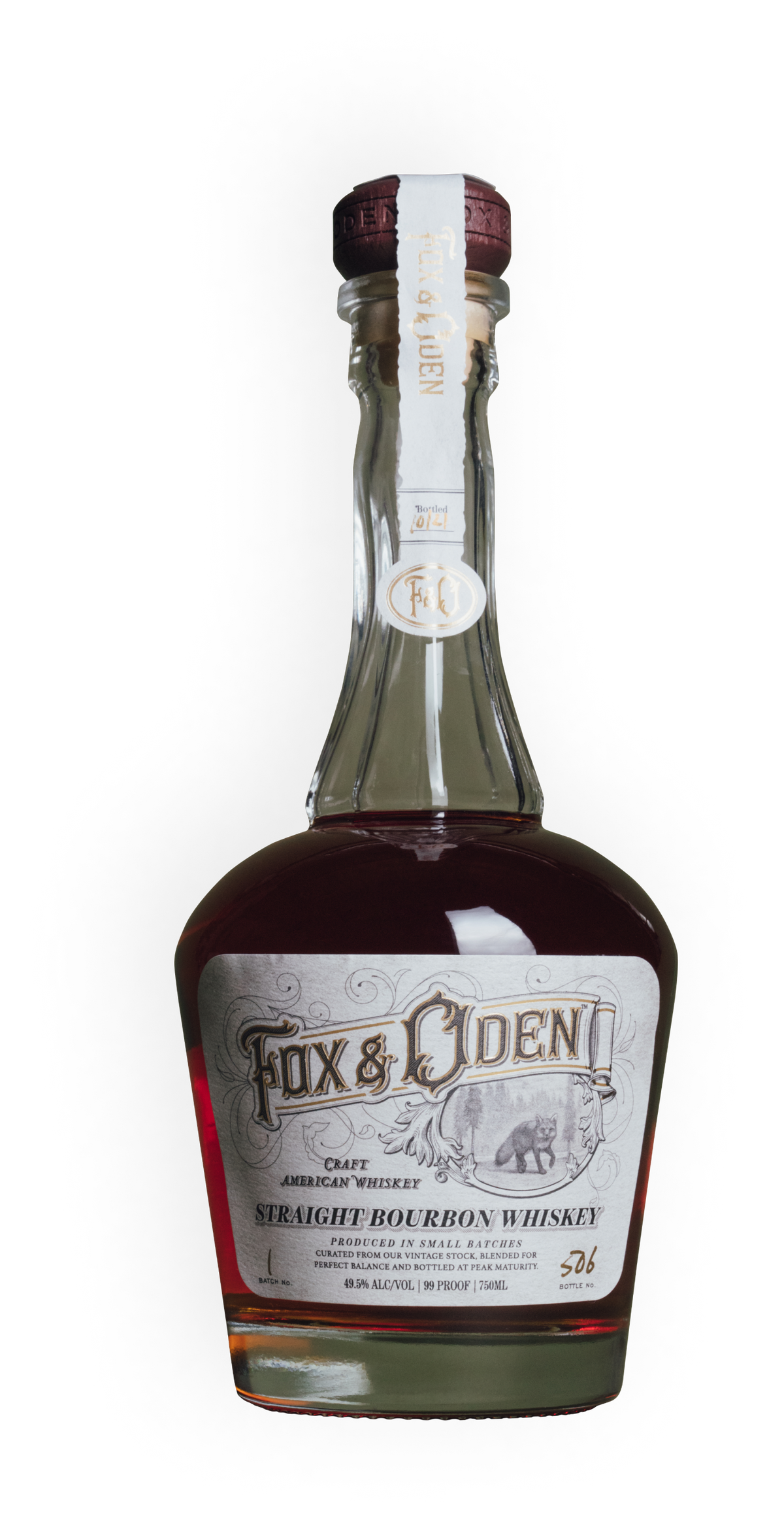 Fox & Oden Straight Bourbon Whiskey 750ml