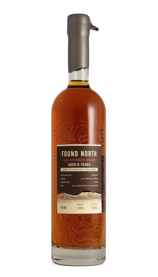 Found North 8 Year Old Batch 005 Cask Strength Whiskey 750ml