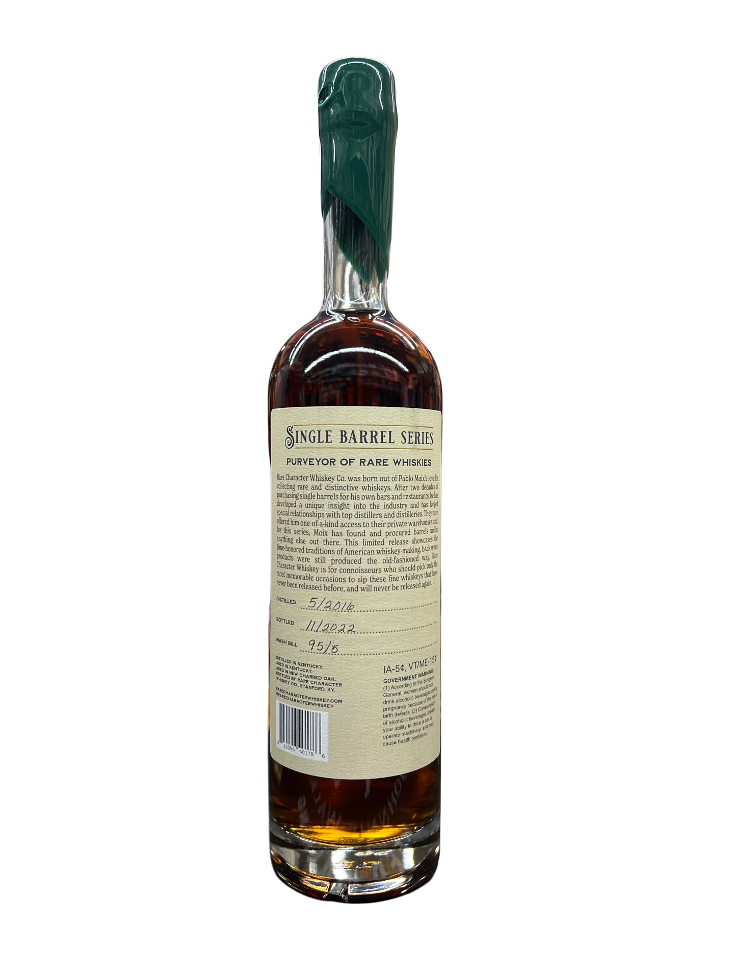 Rare Character Single Barrel Selected By EL Cerrito Liquor Store Pick Straight Kentucky Rye Whiskey 750ml