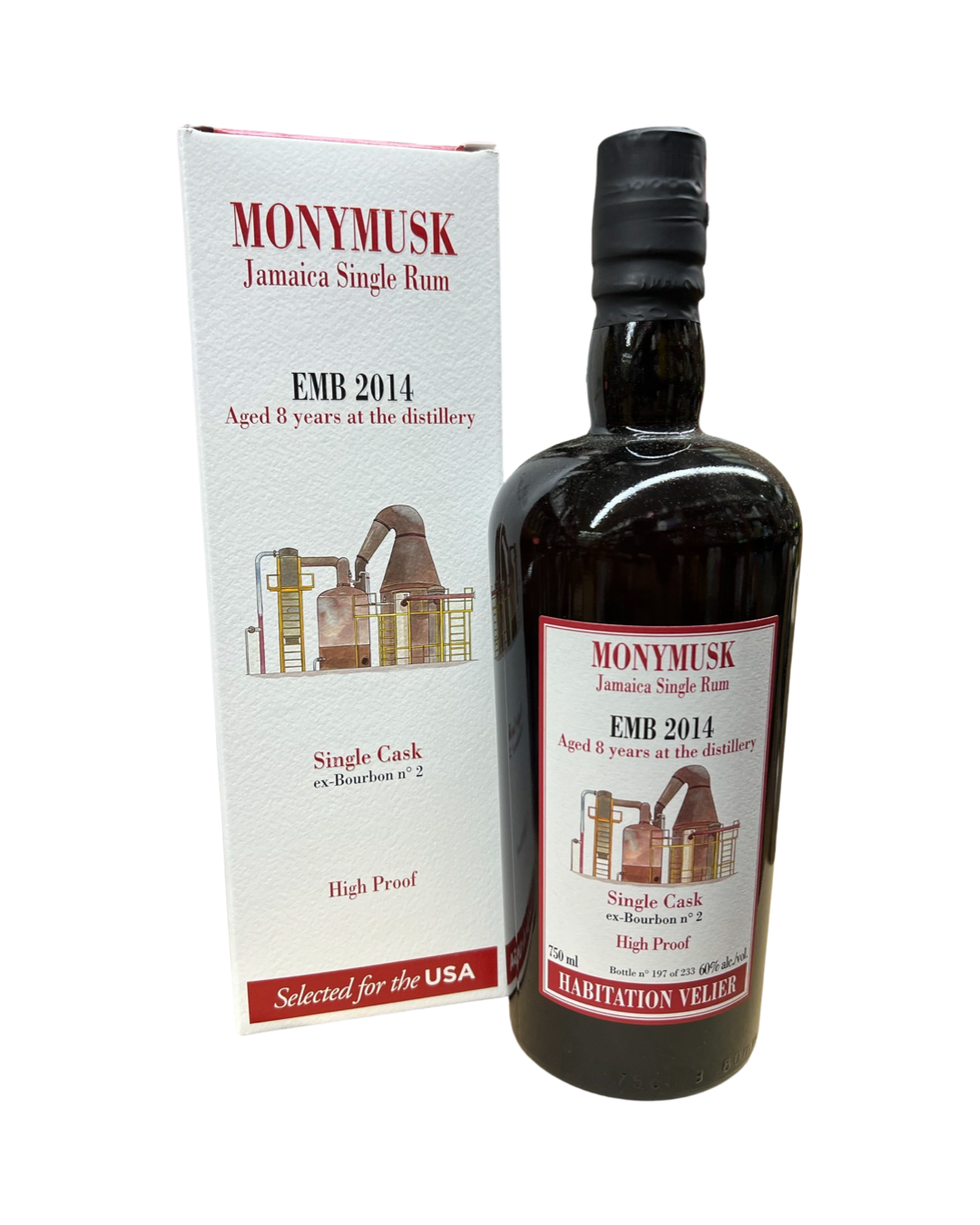 2014 Habitation Velier Monymusk Single Cash EMB Pure Single Rum
