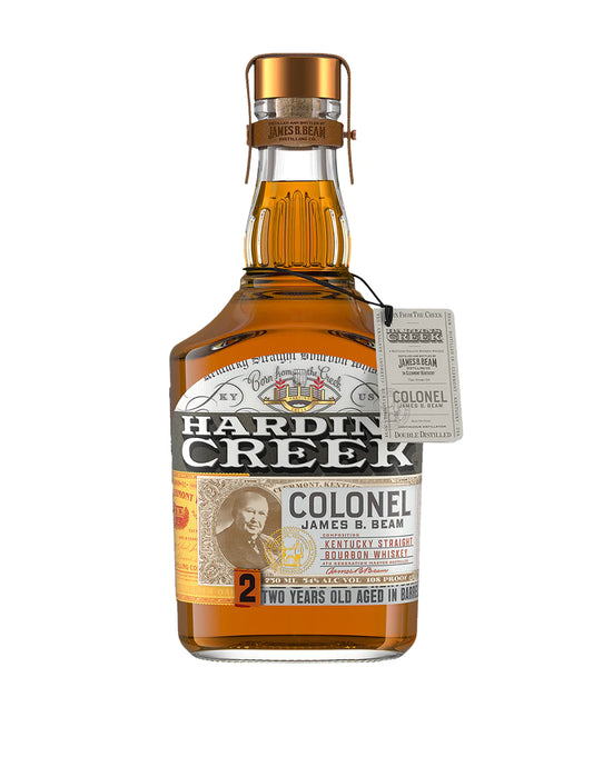 Hardin's Creek Colonel James B. Beam 2 Year Old Kentucky Straight Bourbon Whiskey