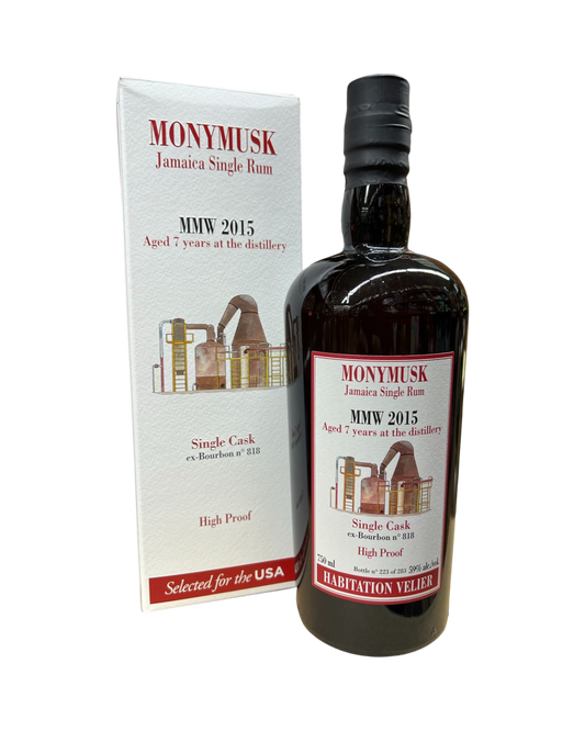 2015 Habitation Velier 7 Year Old Single Cask Monymusk MMW Pure Single Rum