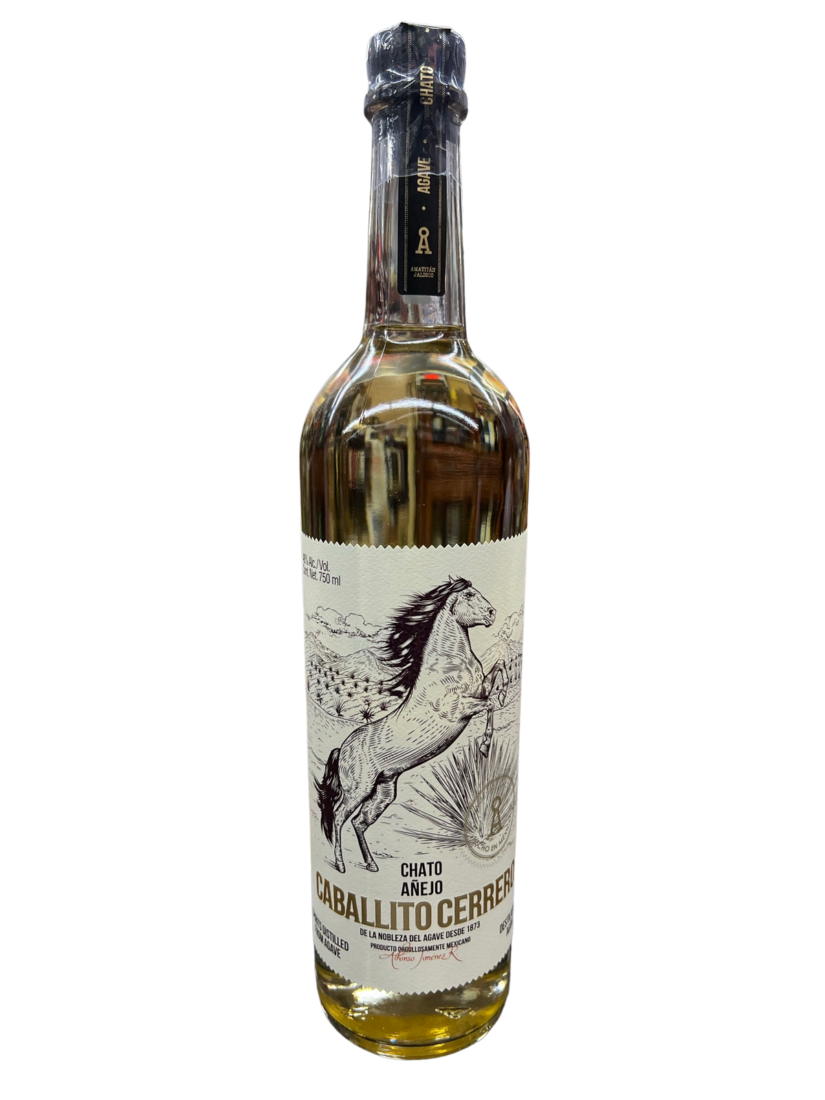 Caballito Cerrero Chato Anejo Agave Spirit 750ml