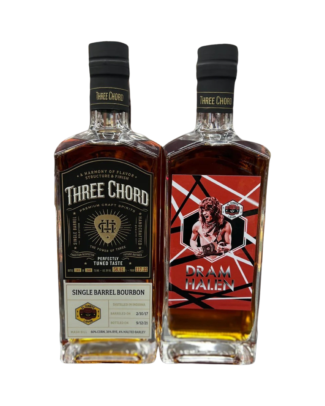 Three Chord Single Barrel El Cerrito Store Pick Kentucky Straight Bourbon Whiskey