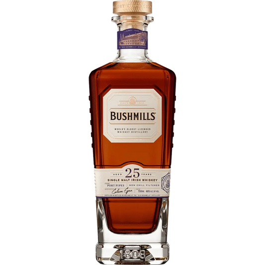 Bushmills Port Pipes Finish 25 Year Old Single Malt Irish Whiskey 750ml