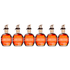 Blanton's Gold Edition Kentucky Straight Bourbon Whiskey 6 Bottles Bundle Pack