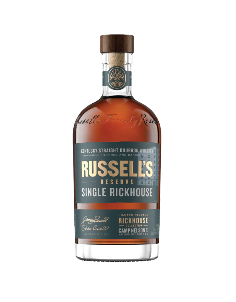 Russell's Reserve Single Rickhouse Camp Nelson C Kentucky State Bourbon Whiskey