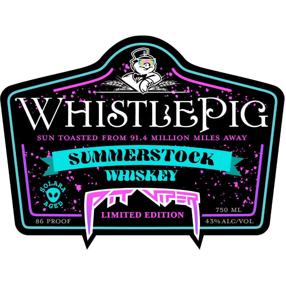 WhistlePig Farm Summerstock Pit Viper Limited Edition Blended Whiskey 750ml
