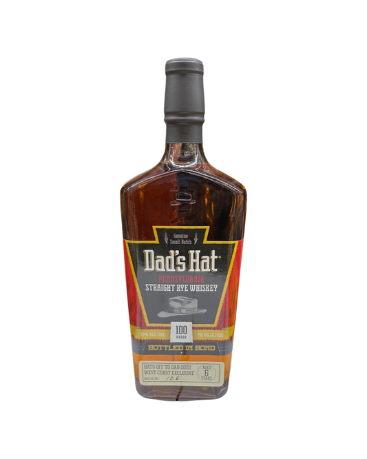 2022 Dad's Hat Bottled In Bond Straight Rye Whiskey 750ml