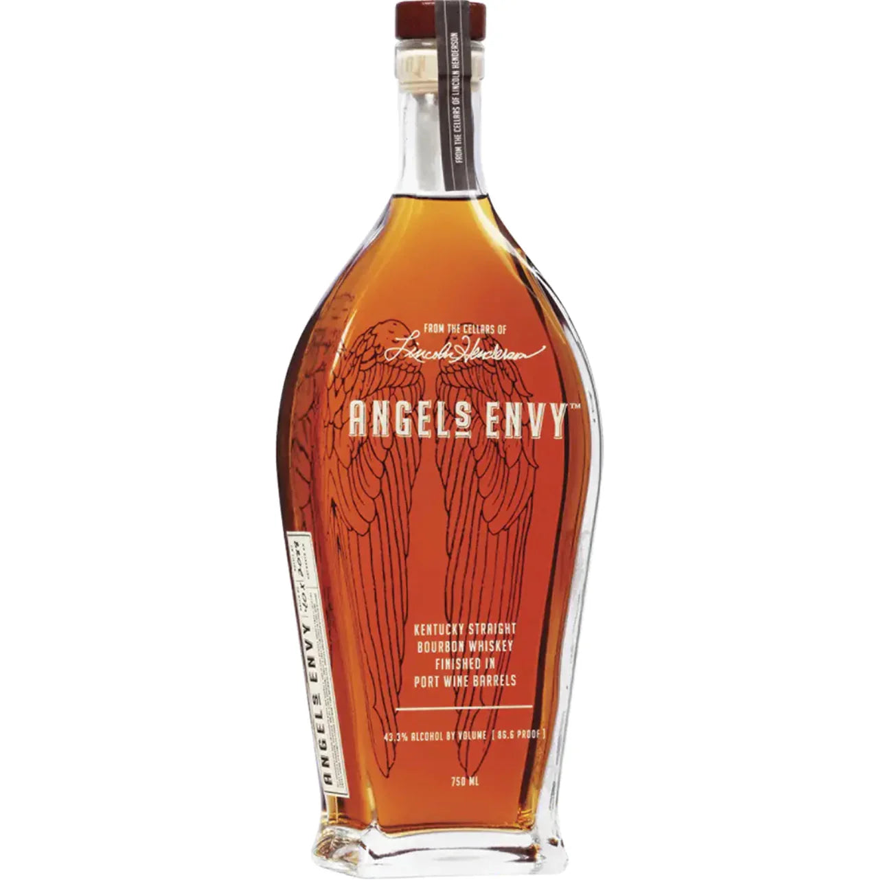 Angel's Envy Port Wine Barrel Finish Kentucky Straight Bourbon Whiskey 750ml