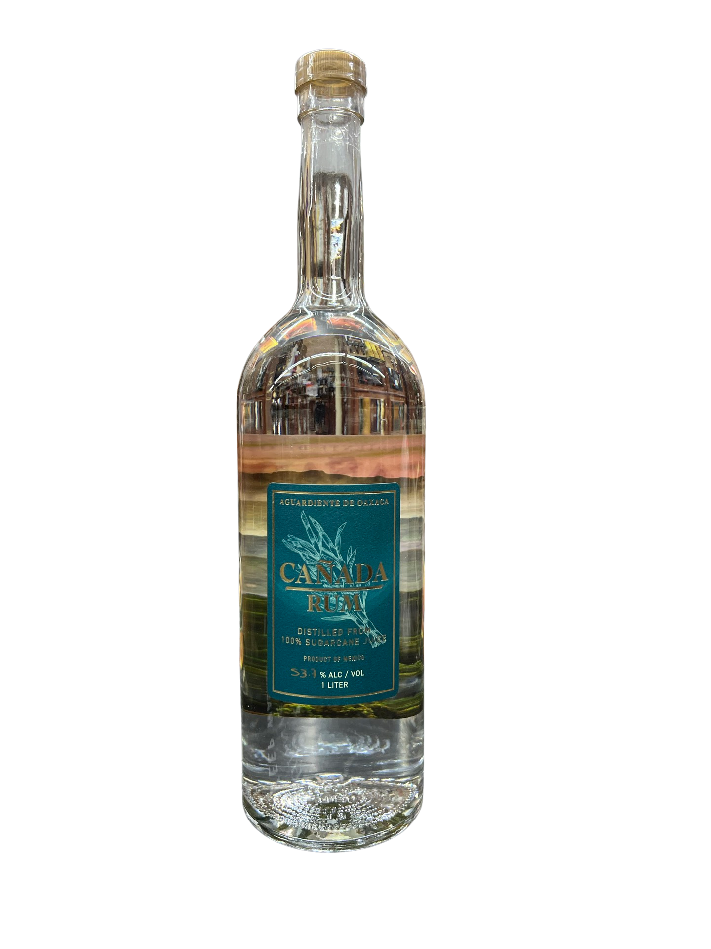 Cañada Aguardiente de Oaxaca 100% Distilled from Sugar Cane Juice Rum 1Lt