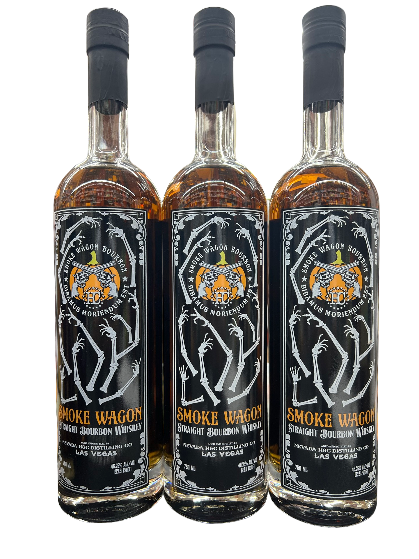 2022 Smoke Wagon Halloween Glow in the Dark Edition Straight Bourbon Whiskey 750ml