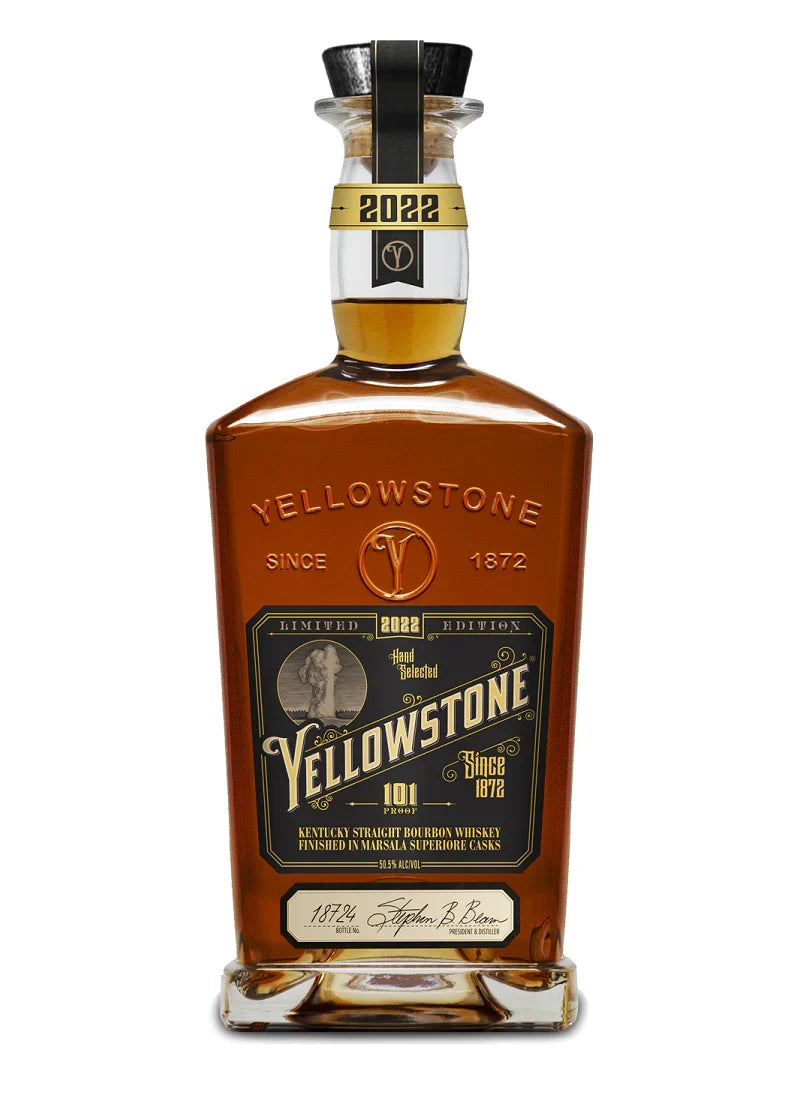2022 Yellowstone Limited Edition Marsala Cask Finish Kentucky Straight Bourbon Whiskey 750ml