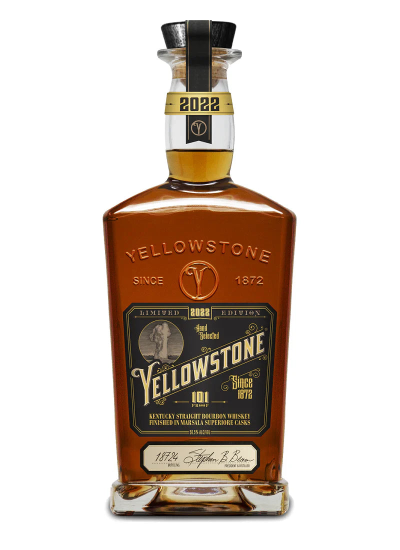 2022 Yellowstone Limited Edition Marsala Cask Finish Kentucky Straight Bourbon Whiskey 750ml
