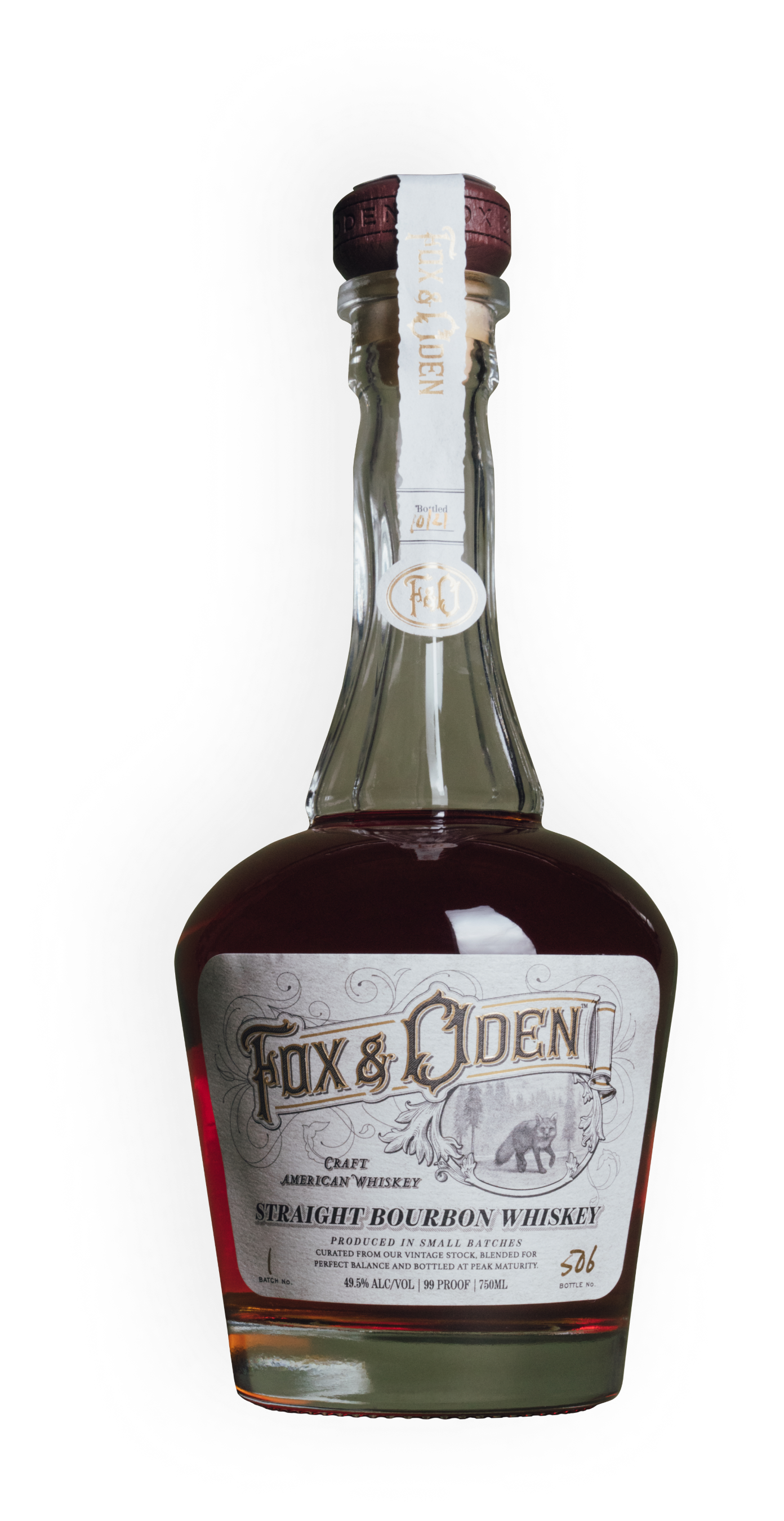 Fox & Oden Straight Bourbon Whiskey 750ml