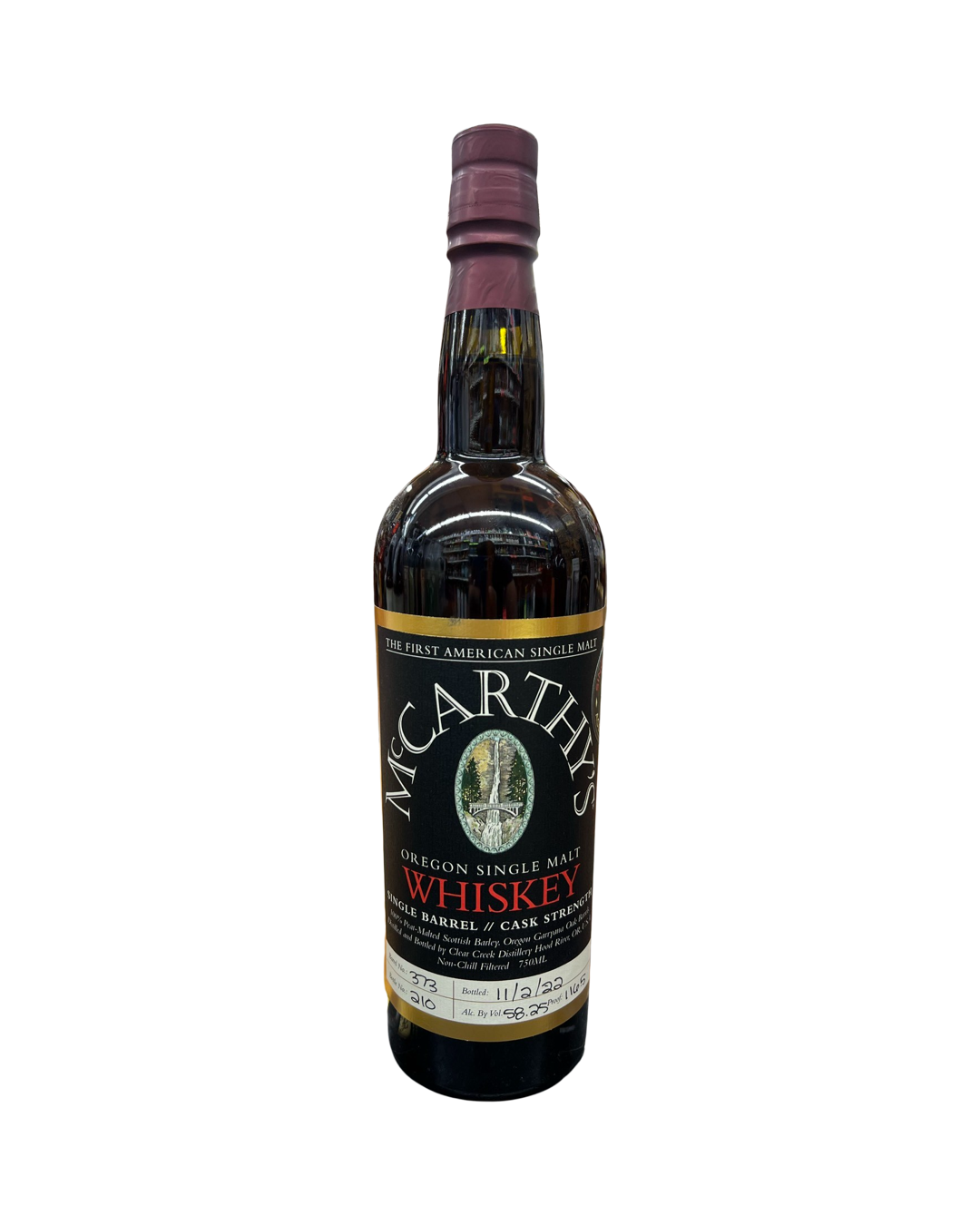 Clear Creek McCarthy's Oregon 6 Year Old Single Malt Cask Single Barrel Select By Seven Grand Whiskey