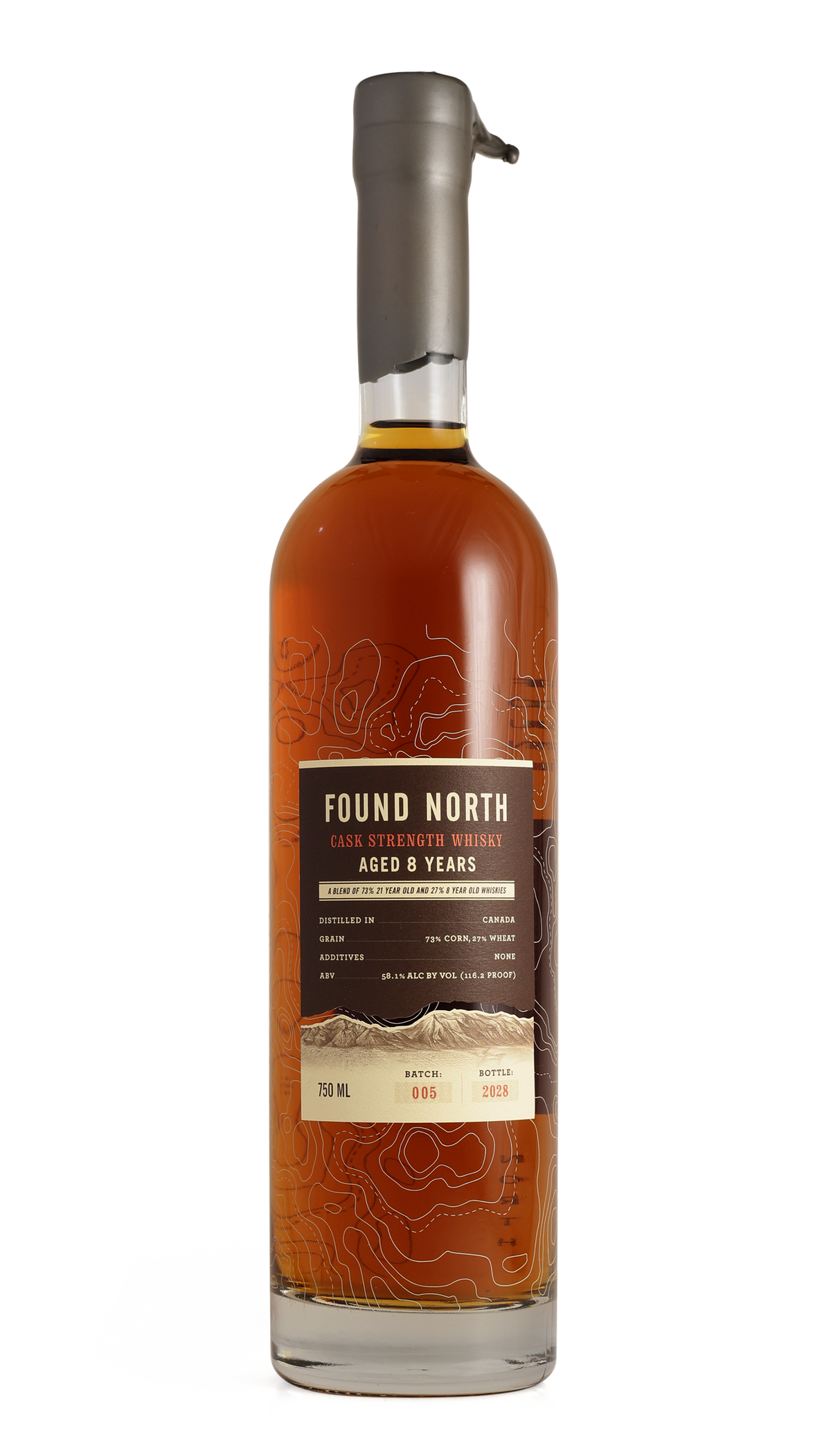 Found North 8 Year Old Batch 005 Cask Strength Whiskey 750ml