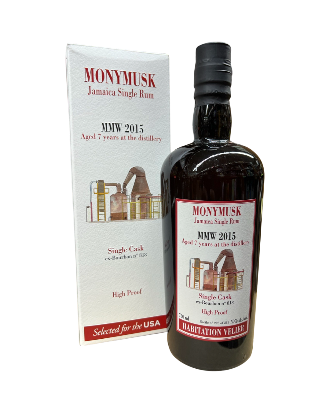 2015 Habitation Velier 7 Year Old Single Cask Monymusk MMW Pure Single Rum