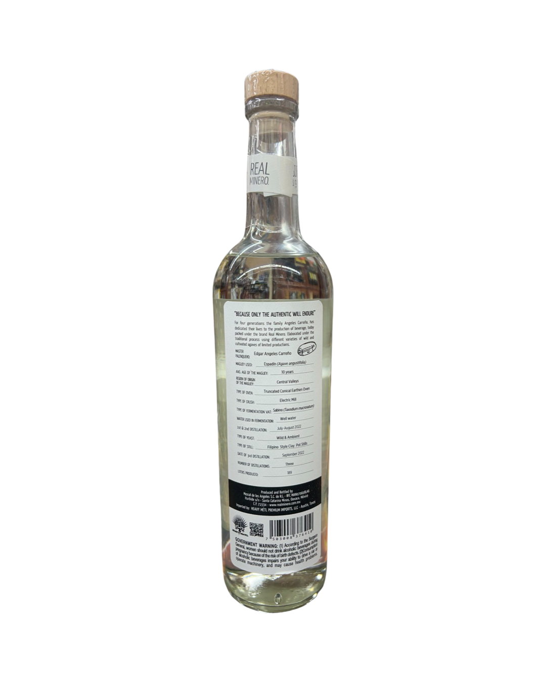 Real Minero Pechuga Mezcal