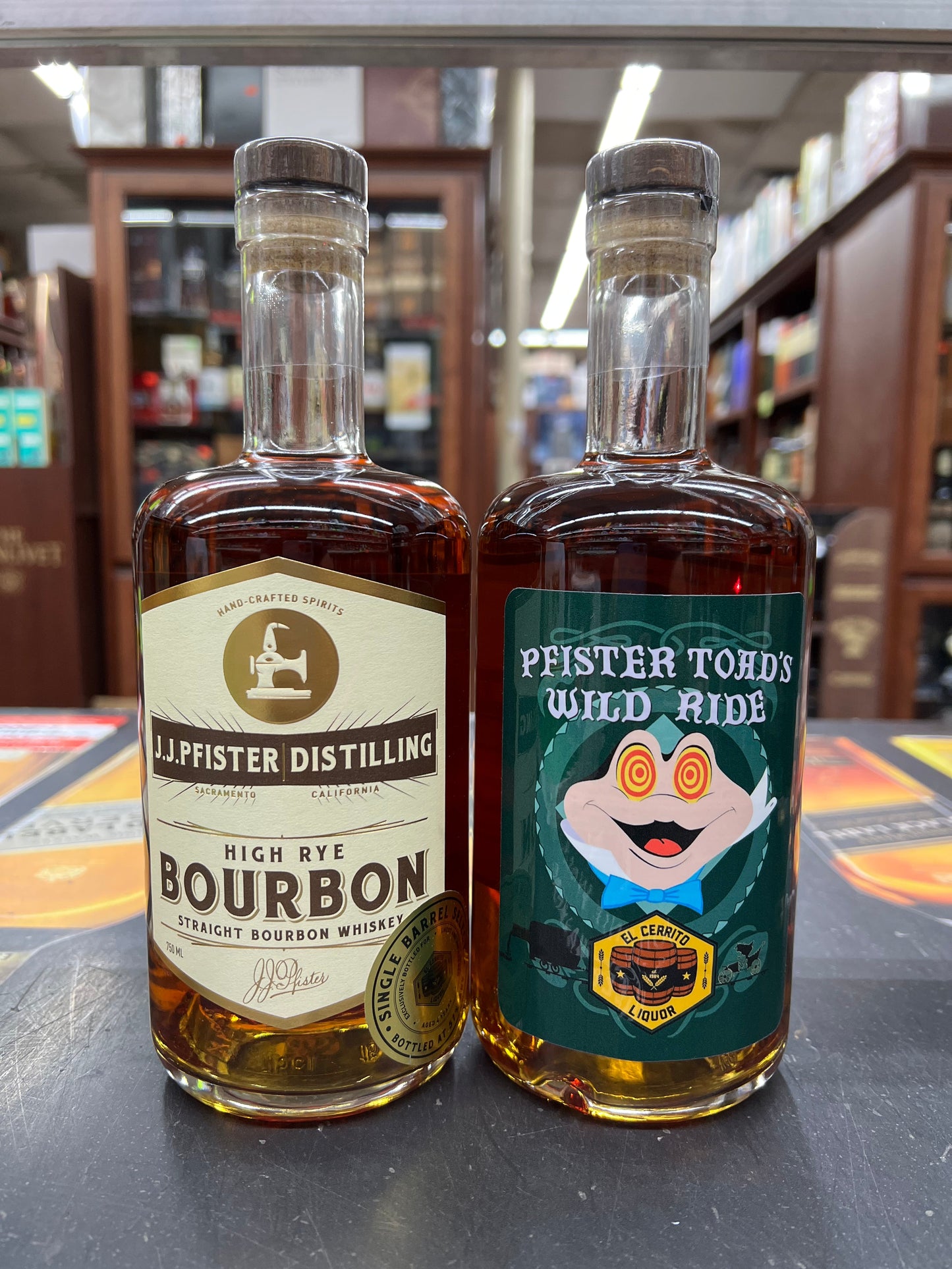 J.J. Pfister Distilling High Rye Bourbon Straight Bourbon Whiskey Single Barrel El Cerrito Liquor Store Pick
