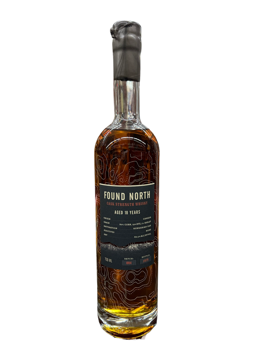 Found North 18 Year Old Batch 004 Cask Strength Whiskey 750ml