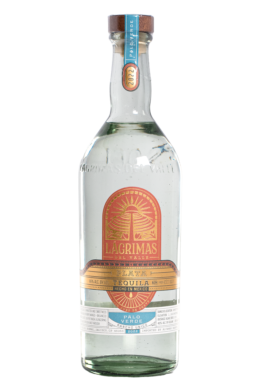 Lagrimas Del Valle Palo Verde Plata Tequila 750ml