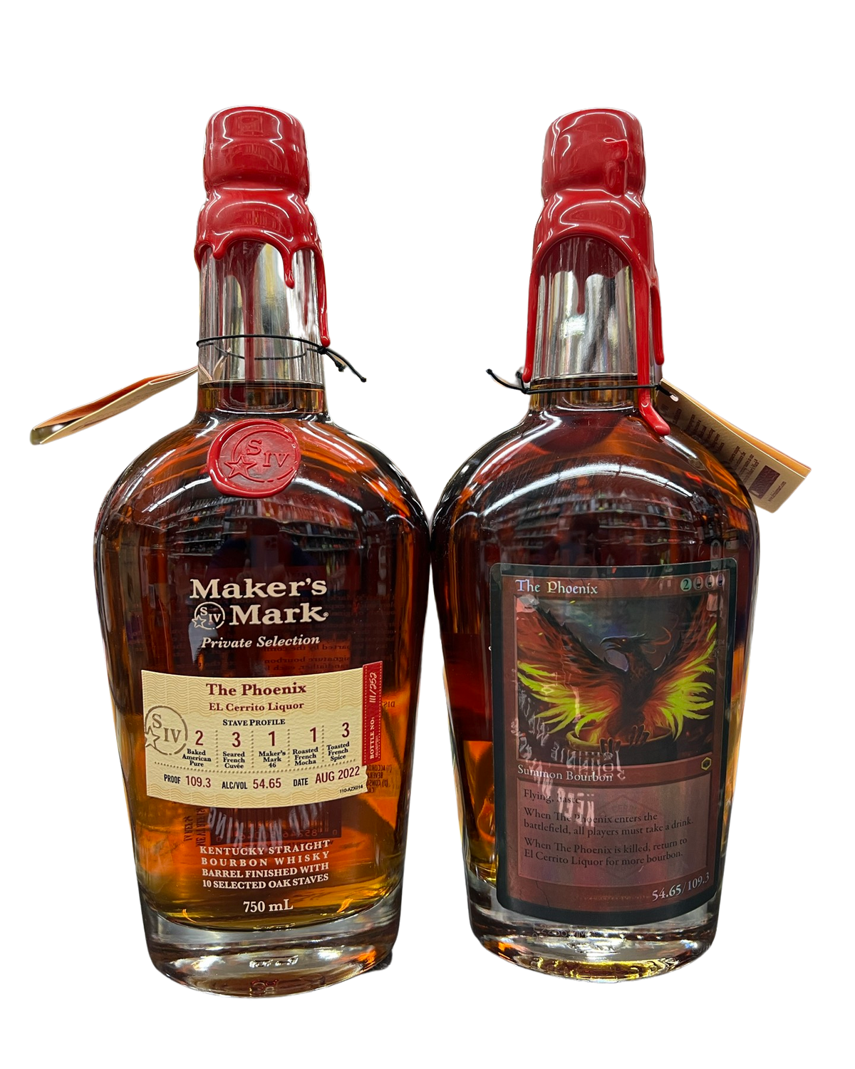 Maker’s Mark The Phoenix Single Barrel El Cerrito Liquor Store Pick Bourbon whiskey