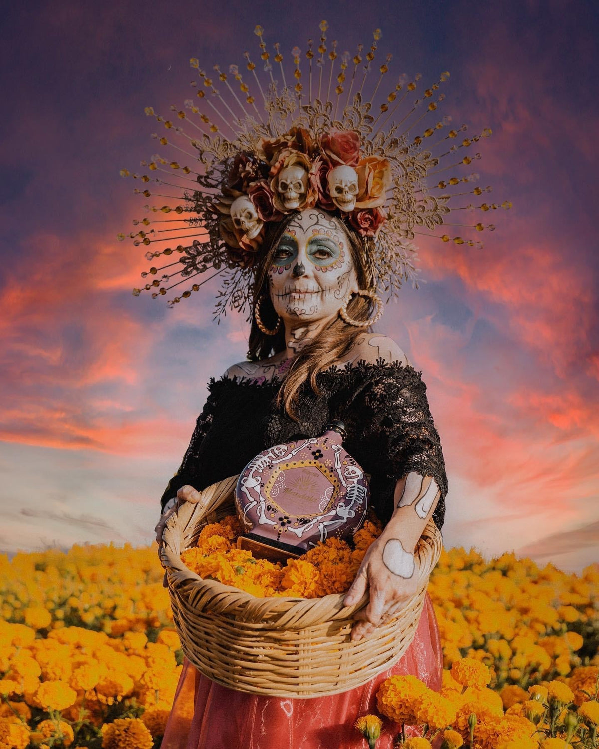 Mandala Dia de Muertos Ramona Pacheco Limited Edition Extra Anejo Tequila 1Lt