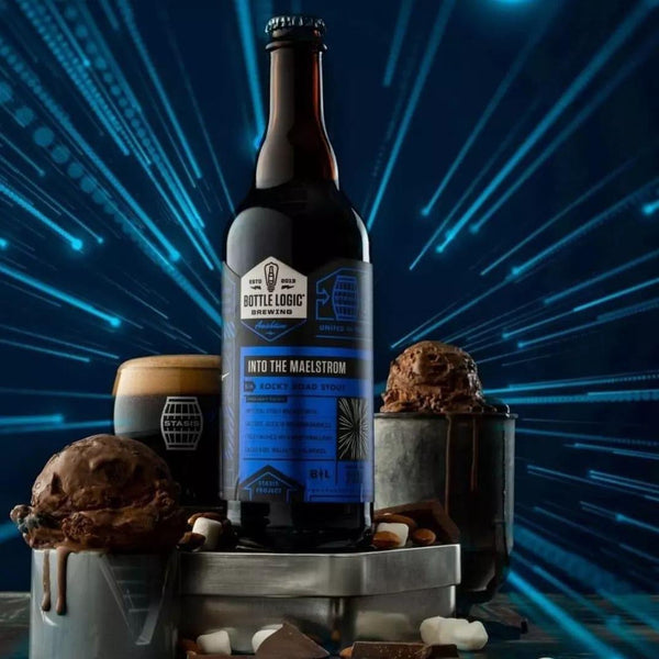 Bottle Logic Brewing Into The Maelstrom Rocky Road Stout Beer 500ml