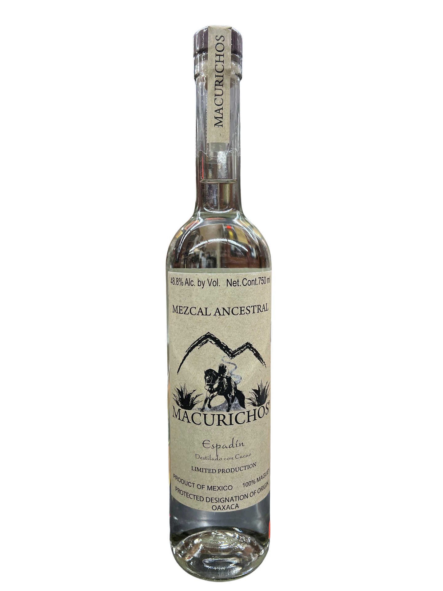 Macurichos Espadin Destilado Con Cacao Mezcal 750ml