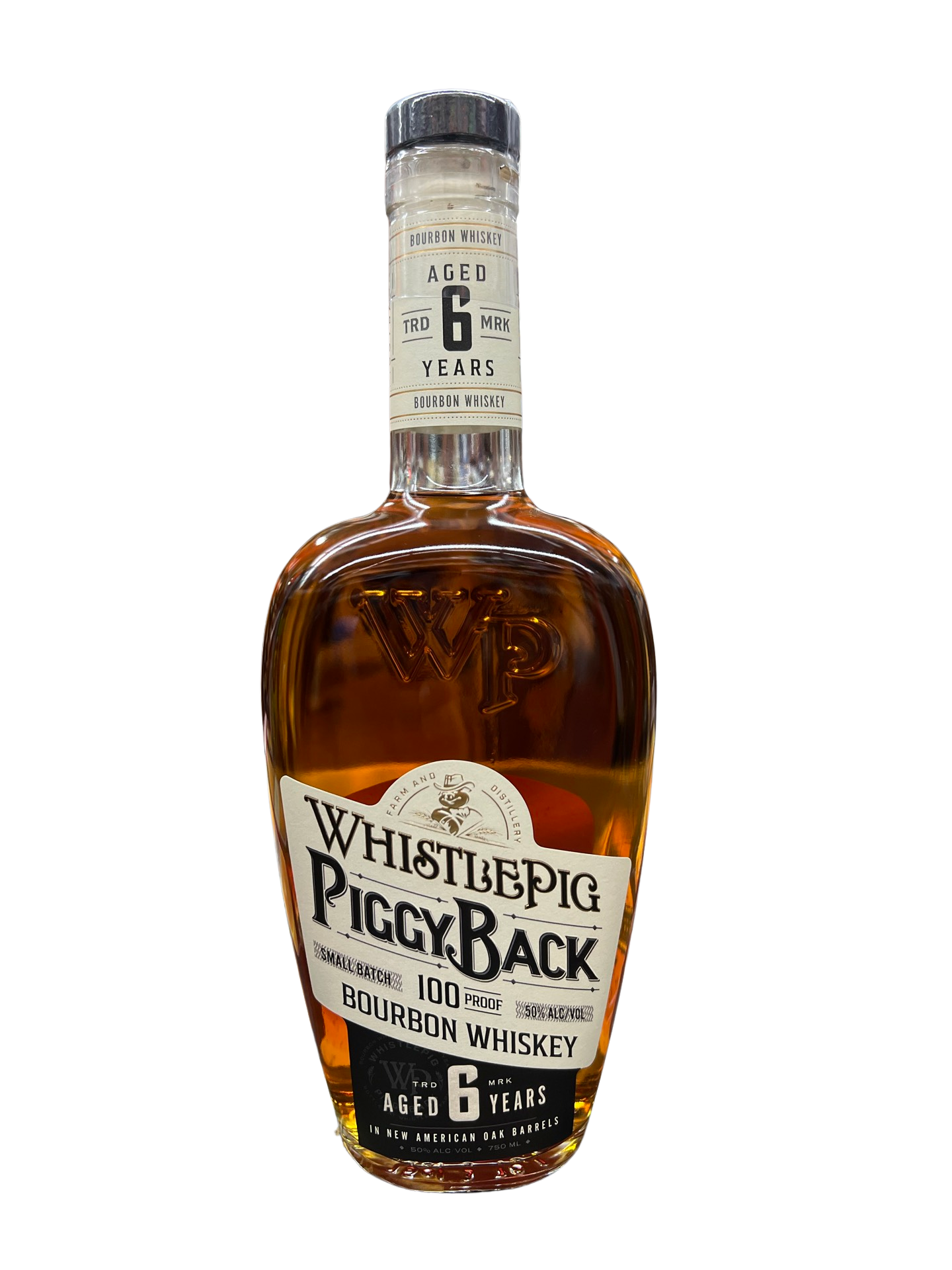 WhistlePig Piggy Back 6 Year Old Straight Bourbon Whiskey 750ml
