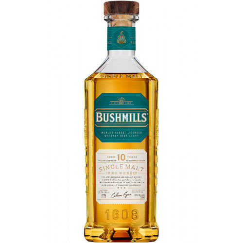 Bushmills 10 Year Old Single Malt Irish Whiskey 750ml