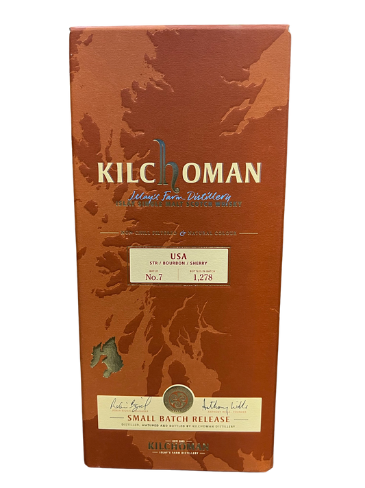 Kilchoman USA STR/Bourbon/Sherry No.7 Small Batch Release Single Malt Scotch Whisky 750ml