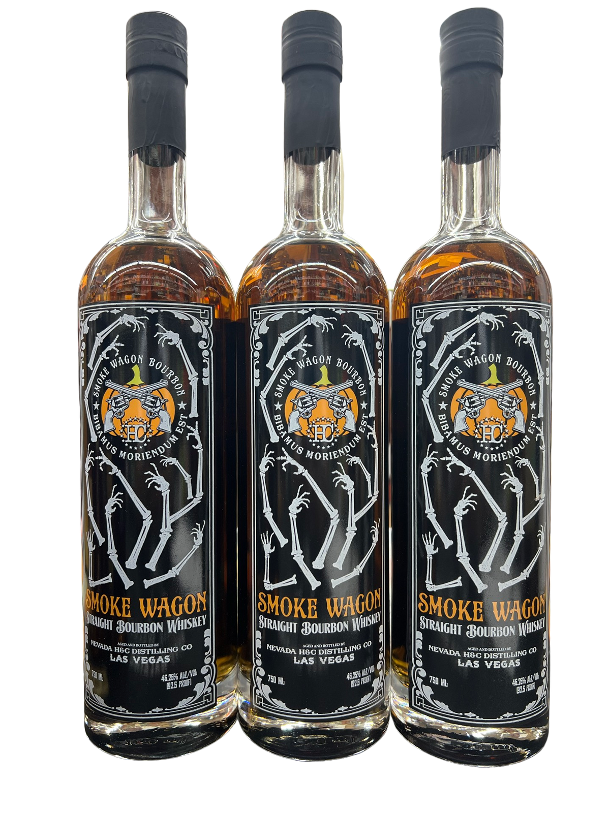 2022 Smoke Wagon Halloween Glow in the Dark Edition Straight Bourbon Whiskey 750ml